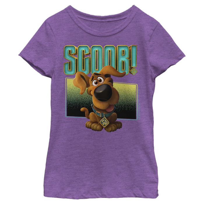 fifth sun Girl's Scooby Doo Puppy Frame T-Shirt