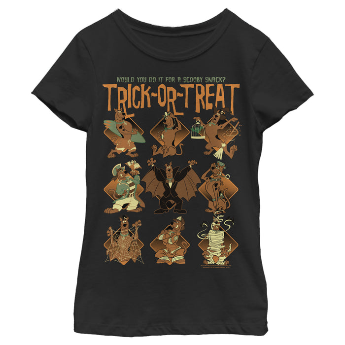 fifth sun Girl's Scooby Doo Trick-Or-Treat T-Shirt