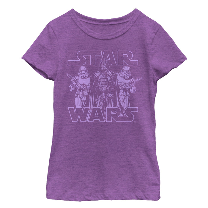 fifth sun Girl's Star Wars Dark Side T-Shirt