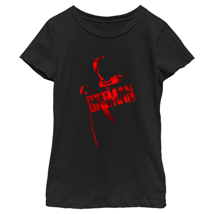 fifth sun Girl's The Batman Red Shadows T-Shirt