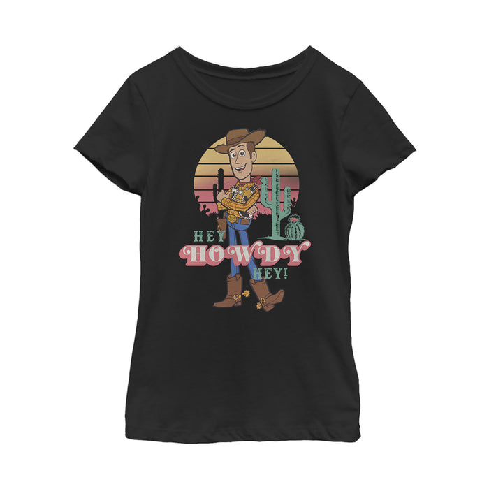 Fifth Sun Girl's Toy Story Hey Woody T-Shirt