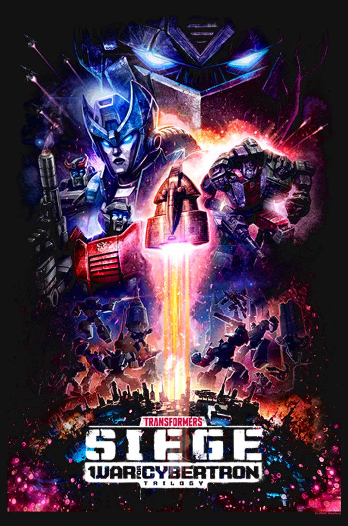 Fifth Sun Girl's Transformers Siege Poster T-Shirt