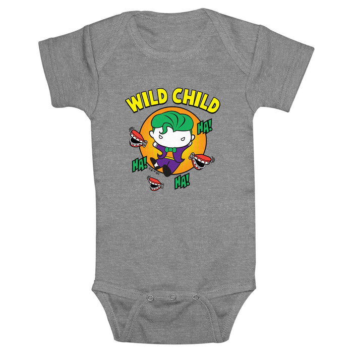 fifth sun Infant's Batman Joker Wild Child Onesie