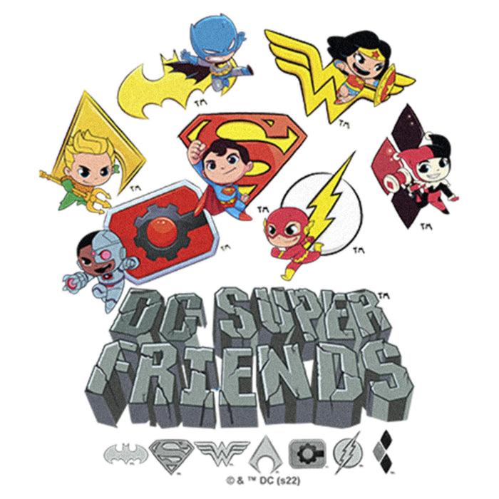 Fifth Sun Infant's DC Super Friends Logos Onesie