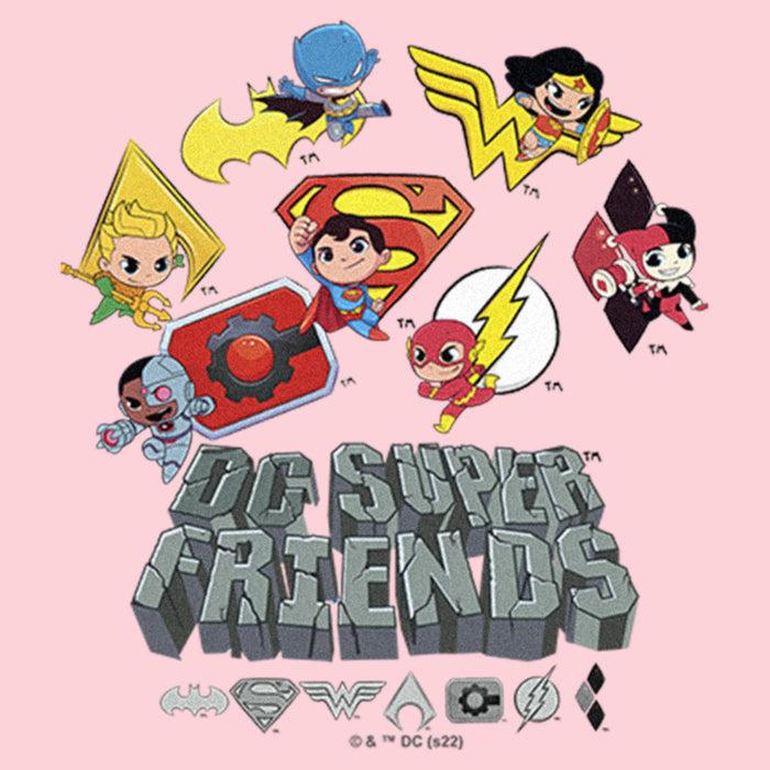 Fifth Sun Infant's DC Super Friends Logos Onesie