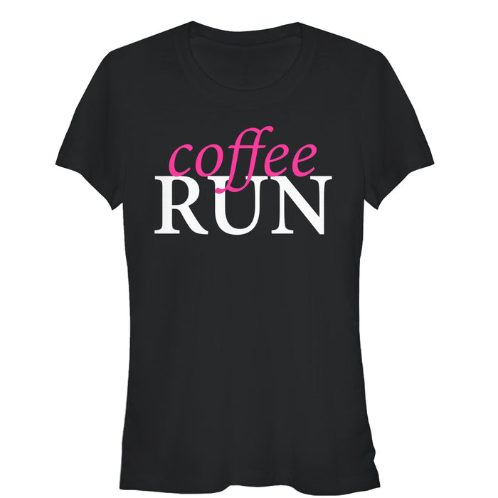 fifth sun Junior's CHIN UP Coffee Run T-Shirt