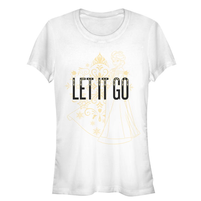 fifth sun Junior's Frozen Elsa Let It Go T-Shirt