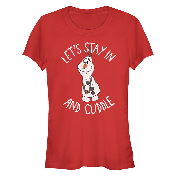 fifth sun Junior's Frozen Olaf Cuddle T-Shirt