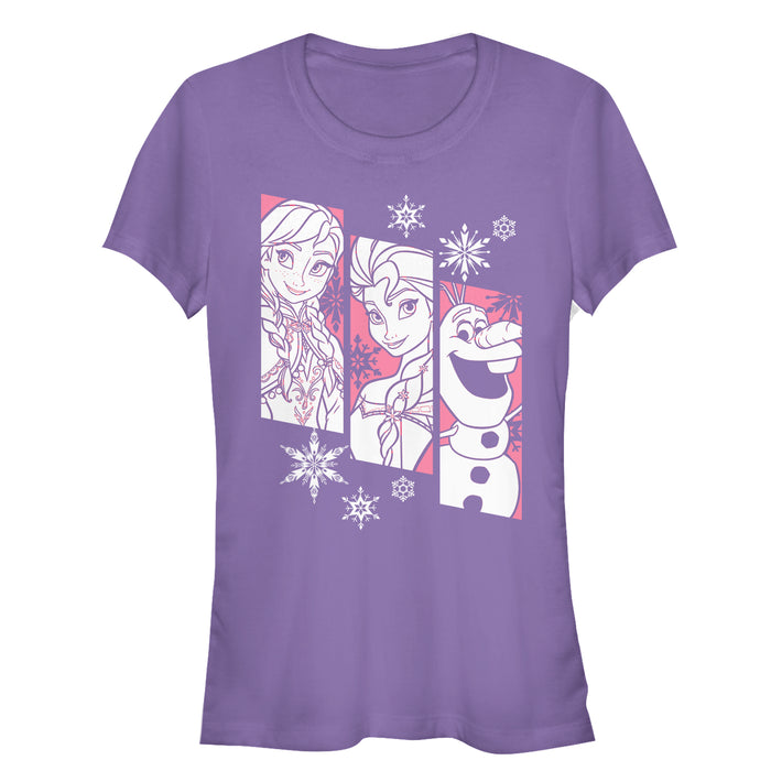 fifth sun Junior's Frozen Trio T-Shirt
