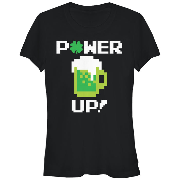 fifth sun Junior's Lost Gods Power Up Beer T-Shirt