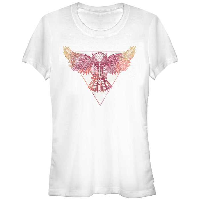 fifth sun Junior's Lost Gods Triangle Owl T-Shirt