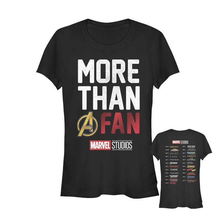 fifth sun Junior's Marvel More Than a Fan T-Shirt