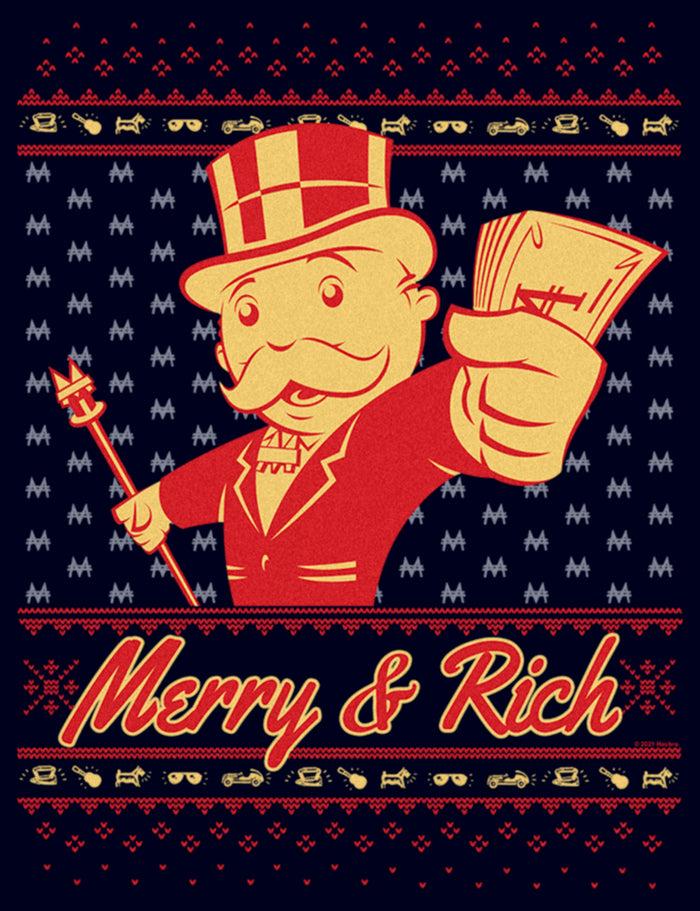 Fifth Sun Junior's Monopoly Merry And Rich T-Shirt