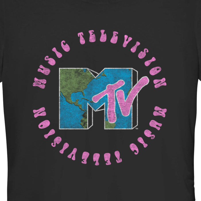 Fifth Sun Junior's MTV Earth Day Logo T-Shirt