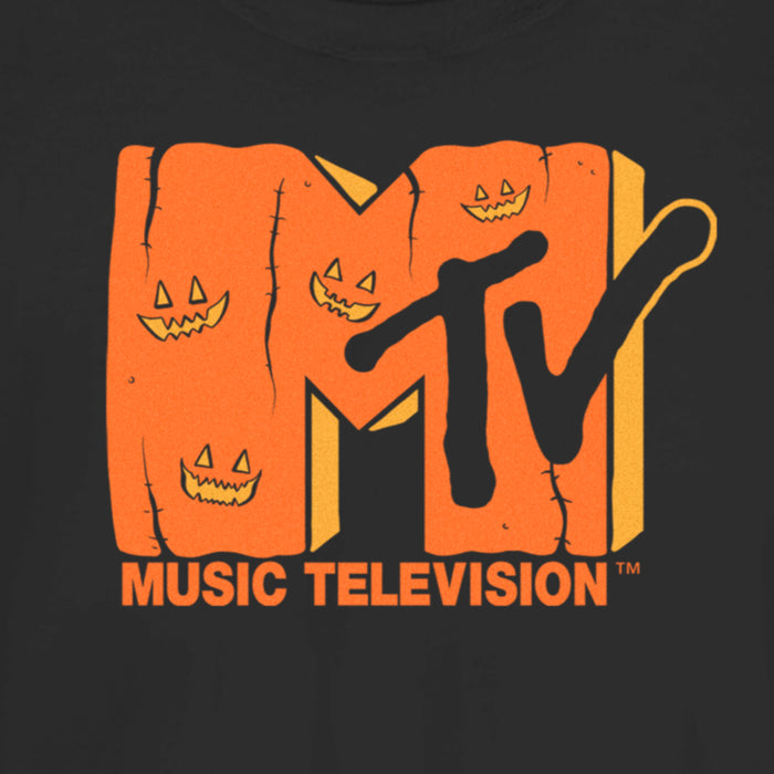 Fifth Sun Junior's MTV Jack-o'-lantern Logo T-Shirt