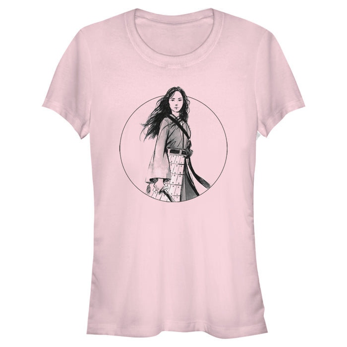 fifth sun Junior's Mulan Classic Circle T-Shirt