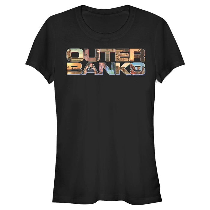 fifth sun Junior's Outer Banks Photo Logo T-Shirt