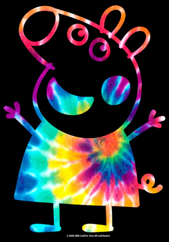 Fifth Sun Junior's Peppa Pig Tie-Dye Peppa T-Shirt