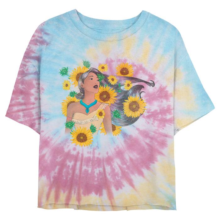 Fifth Sun Junior's Pocahontas Sunflowers T-Shirt