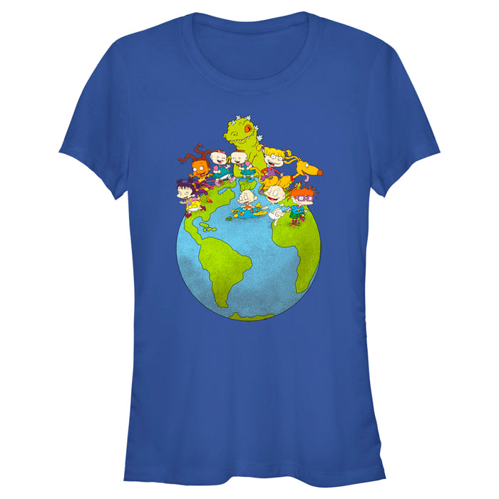 fifth sun Junior's Rugrats Earth Babies T-Shirt