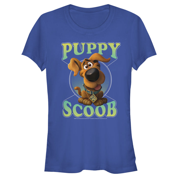 fifth sun Junior's Scooby Doo Puppy Circle T-Shirt