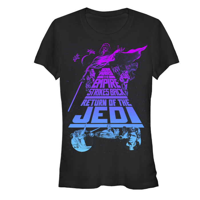 fifth sun Junior's Star Wars Trilogy T-Shirt