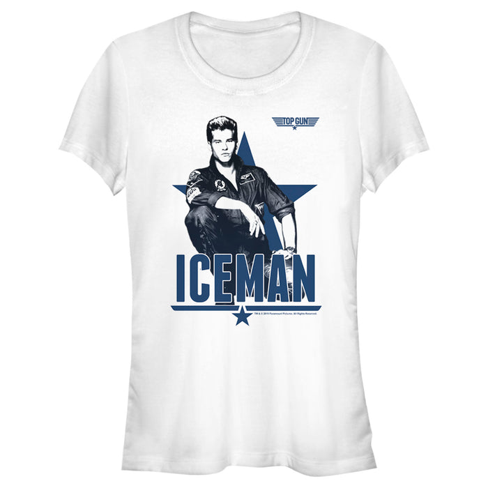 fifth sun Junior's Top Gun Iceman Sketch T-Shirt