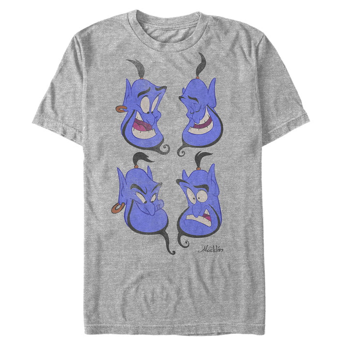 fifth sun Men's Aladdin Genie Emotions T-Shirt