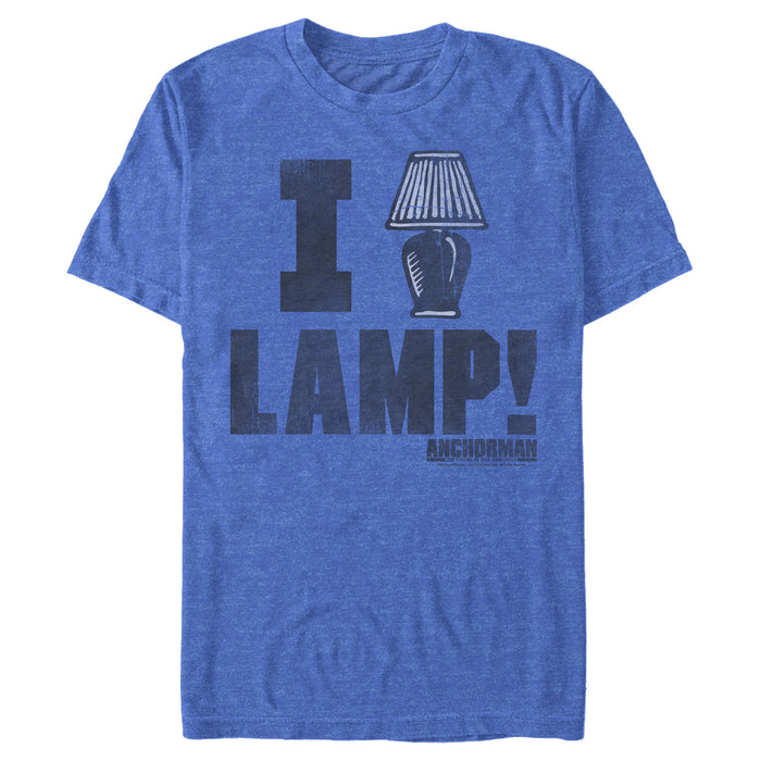fifth sun Men's Anchorman Faded Love Lamp T-Shirt