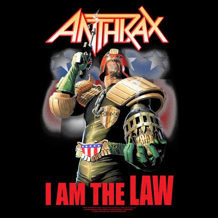 Fifth Sun Men's Anthrax Dredd I Am The Law T-Shirt