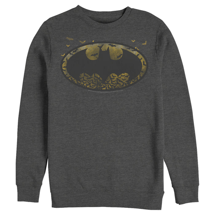 Fifth Sun Men's Batman Bat Colony Logo Sweatshirt