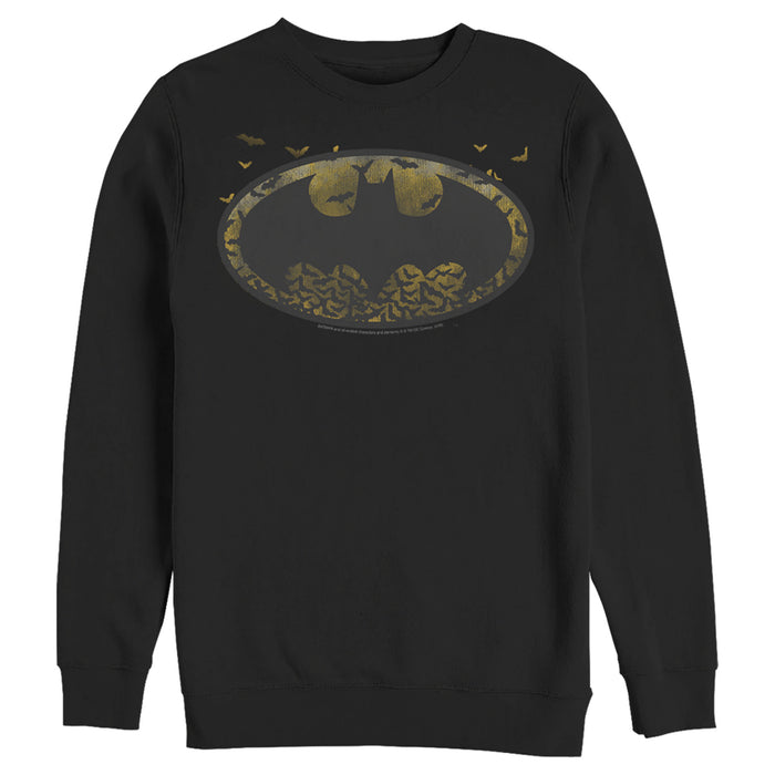 Fifth Sun Men's Batman Bat Colony Logo Sweatshirt