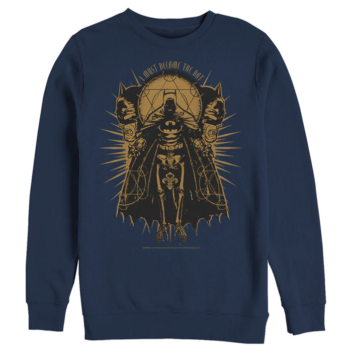 fifth sun Men's Batman Become the Bat Sweatshirt