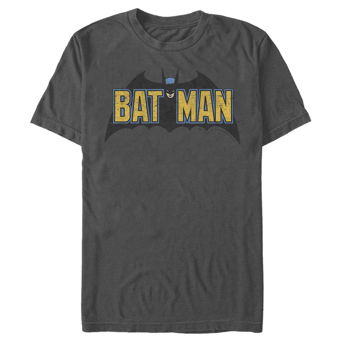 fifth sun Men's Batman Caped Crusader Logo T-Shirt