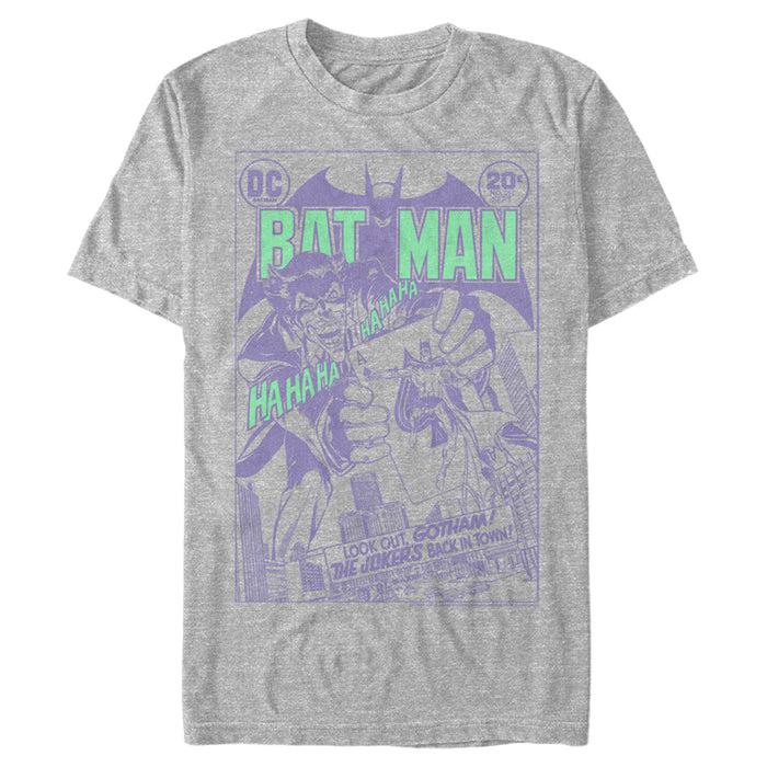 Fifth Sun Men's Batman Joker Back In Town T-Shirt
