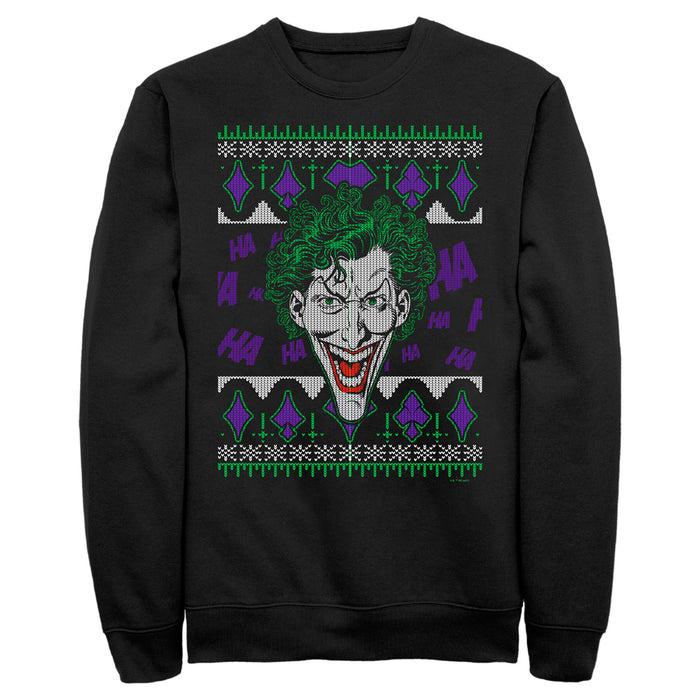 fifth sun Men's Batman Joker Sweater Sweatshirt