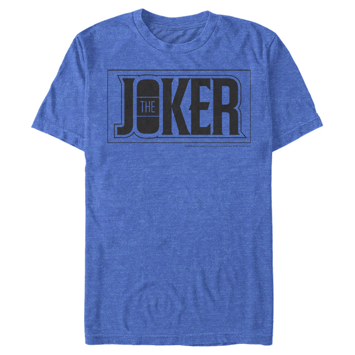 Fifth Sun Men's Batman Joker Text Logo T-Shirt