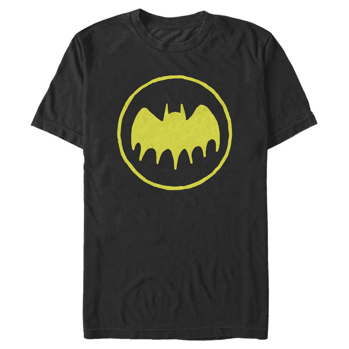fifth sun Men's Batman Logo Cute Cartoon T-Shirt
