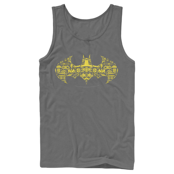 Fifth Sun Men's Batman Logo Icon Collage Tank Top
