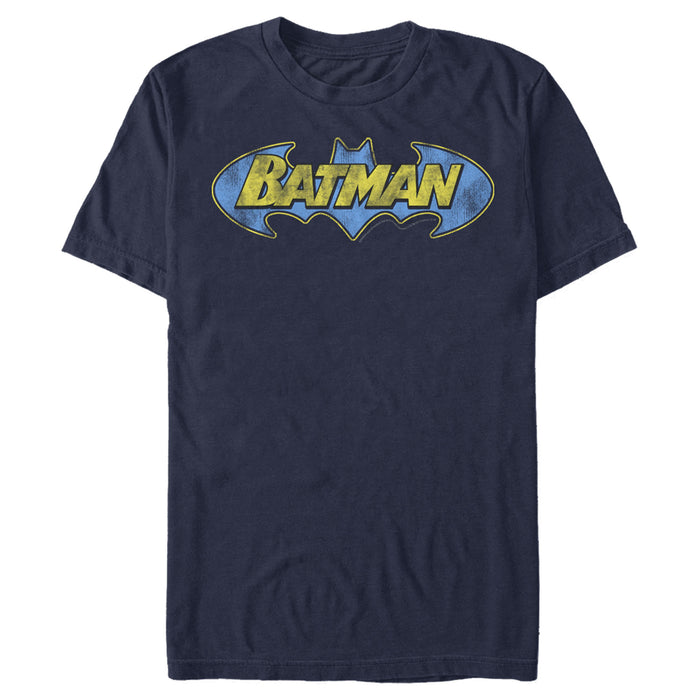 Fifth Sun Men's Batman Logo Retro Wing T-Shirt