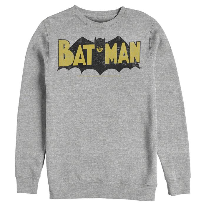 Fifth Sun Men's Batman Logo Vintage Sweatshirt
