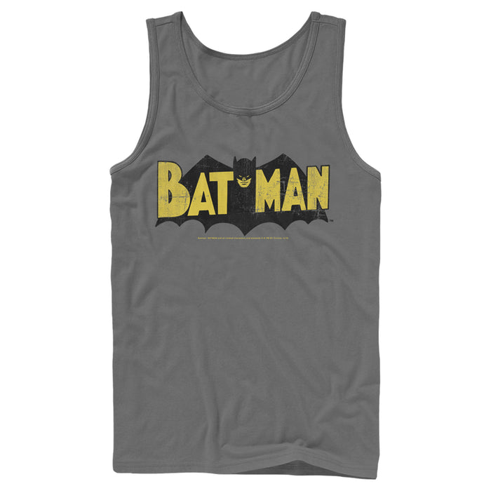 Fifth Sun Men's Batman Logo Vintage Tank Top