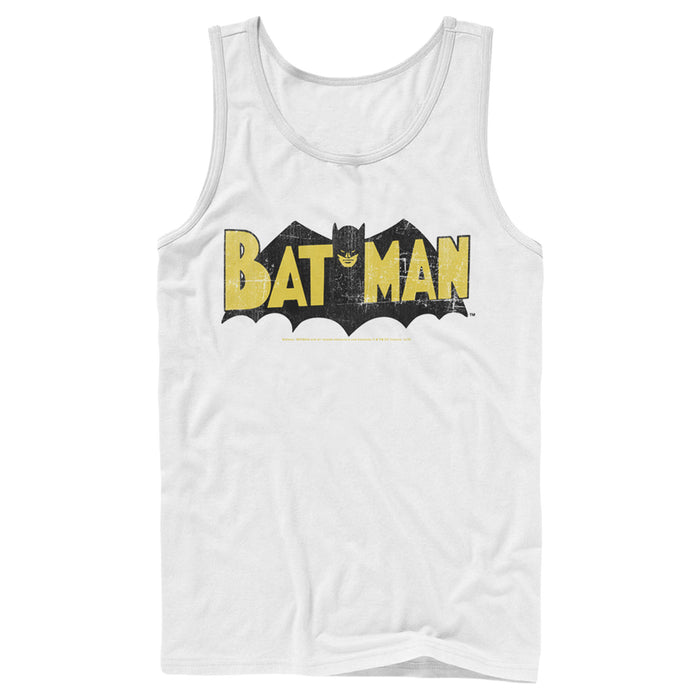 fifth sun Men's Batman Logo Vintage Tank Top