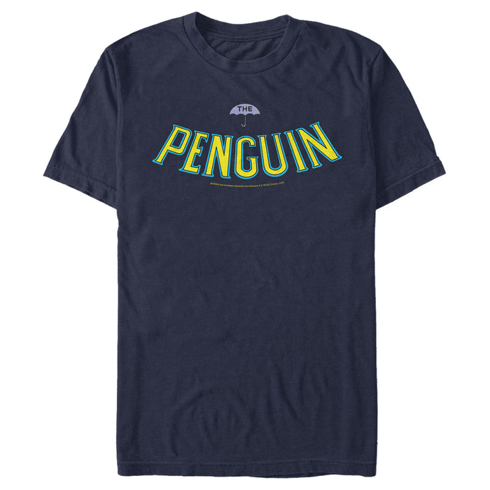 fifth sun Men's Batman Penguin Logo T-Shirt