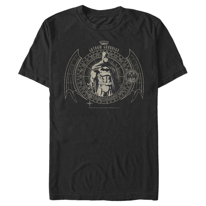 fifth sun Men's Batman Secret Code Circle T-Shirt