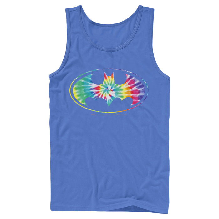Fifth Sun Men's Batman Tie Dye Logo Tank Top