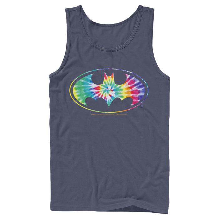 Fifth Sun Men's Batman Tie Dye Logo Tank Top