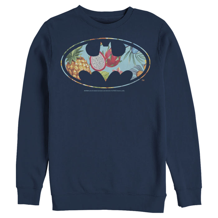 fifth sun Men's Batman Tropical Logo Sweatshirt