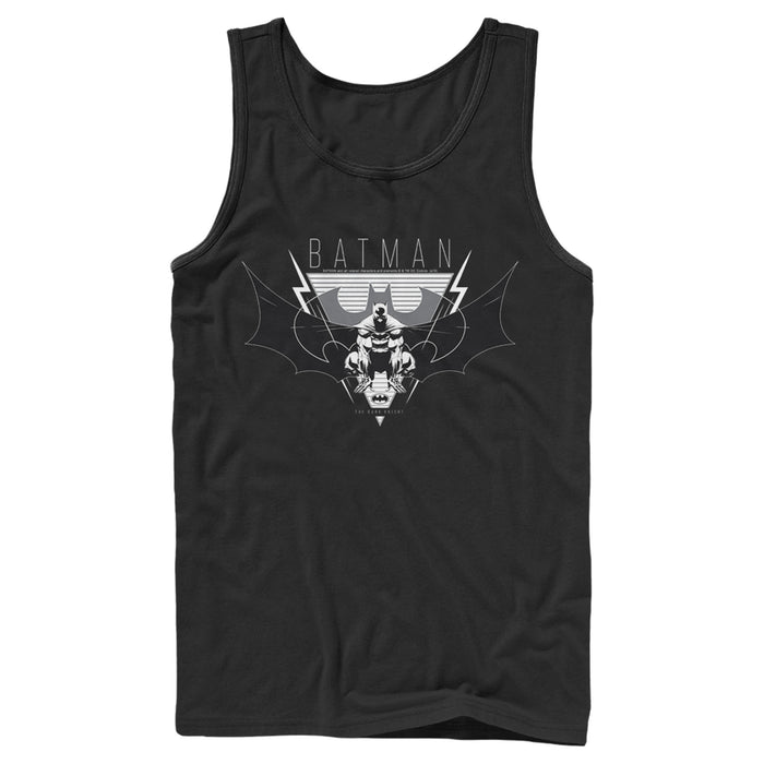 Fifth Sun Men's Batman Winged Hero Emblem Tank Top
