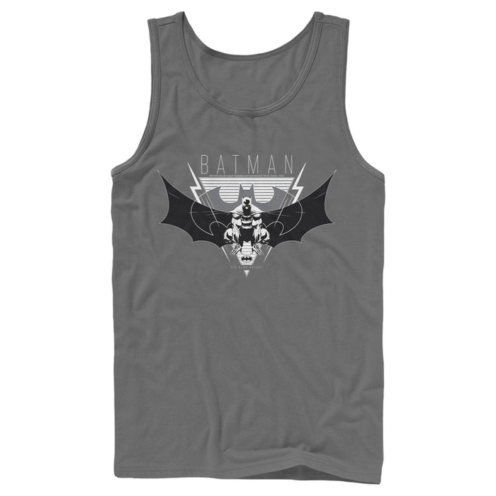 fifth sun Men's Batman Winged Hero Emblem Tank Top